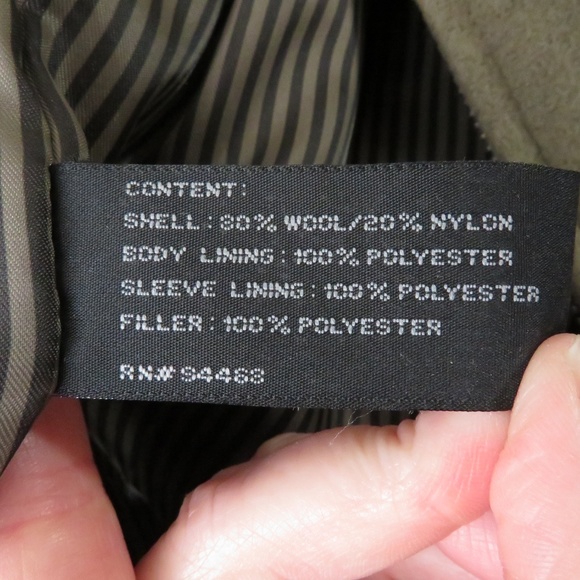 Claiborne Outerwear Wool Blend Jacket - Picture 7 of 8